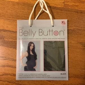 The Belly Button Sz XL Black. Converts your prepregnancy pants to maternity pant